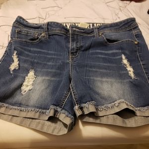 Embellished Jean Shorts